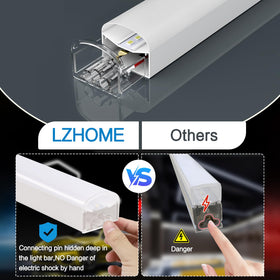 LZHOME Hexagon Light easy assembly with included accessories.