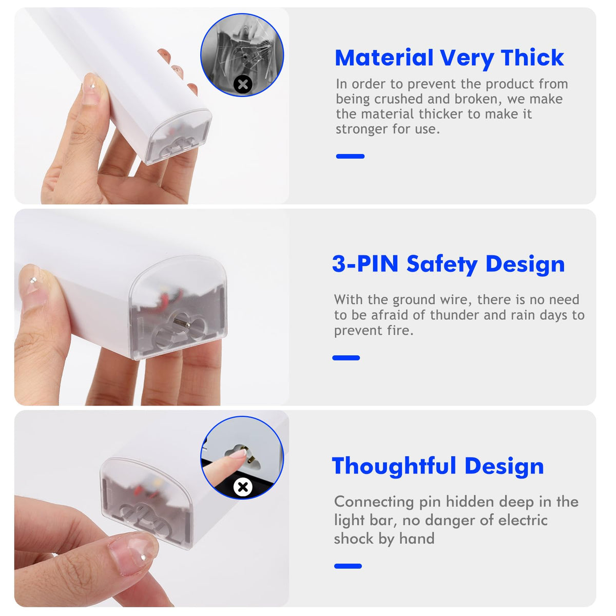 LZHOME LED hexagon garage light installation guide supports easy setup