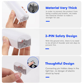 LZHOME LED hexagon garage light installation guide supports easy setup