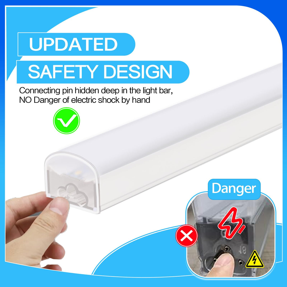 LZHOME safety design close-up emphasizes elevated connector protection.