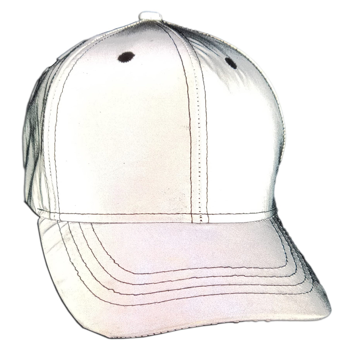LZLRUN reflective hat front view shows 360° visibility.