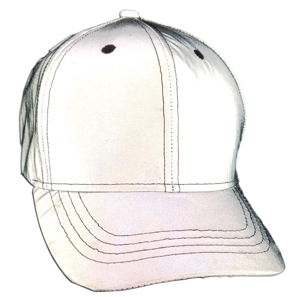 LZLRUN reflective hat front view shows 360° visibility.
