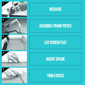 MD Building Products 14104 frame kit with 5/16 in. thickness for standard openings.