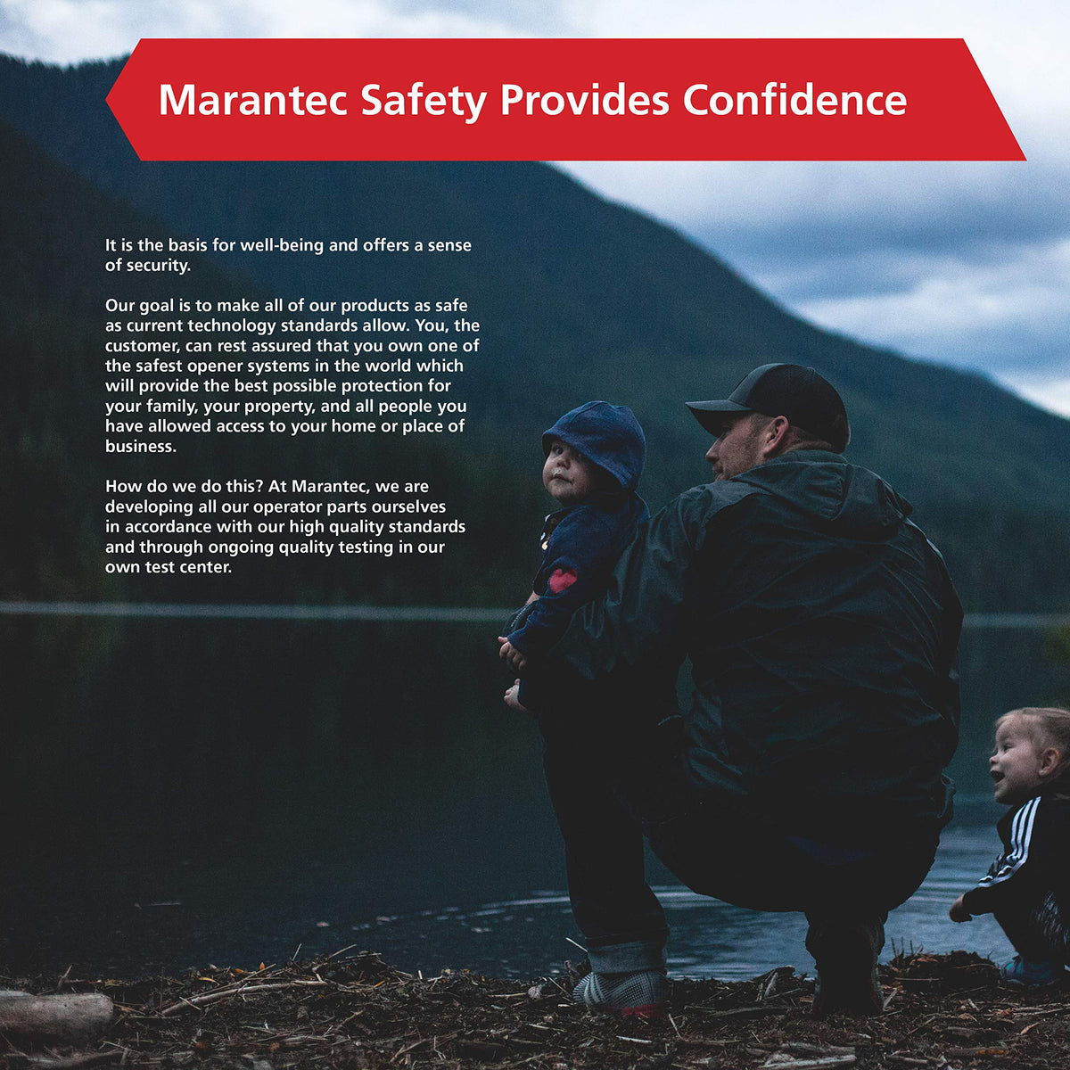 M MARANTEC batteries included for immediate outdoor installation.