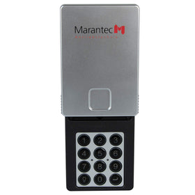 M MARANTEC exterior wireless keypad for secure, keyless garage access.