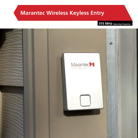 M MARANTEC supports up to four garage doors with one keypad.