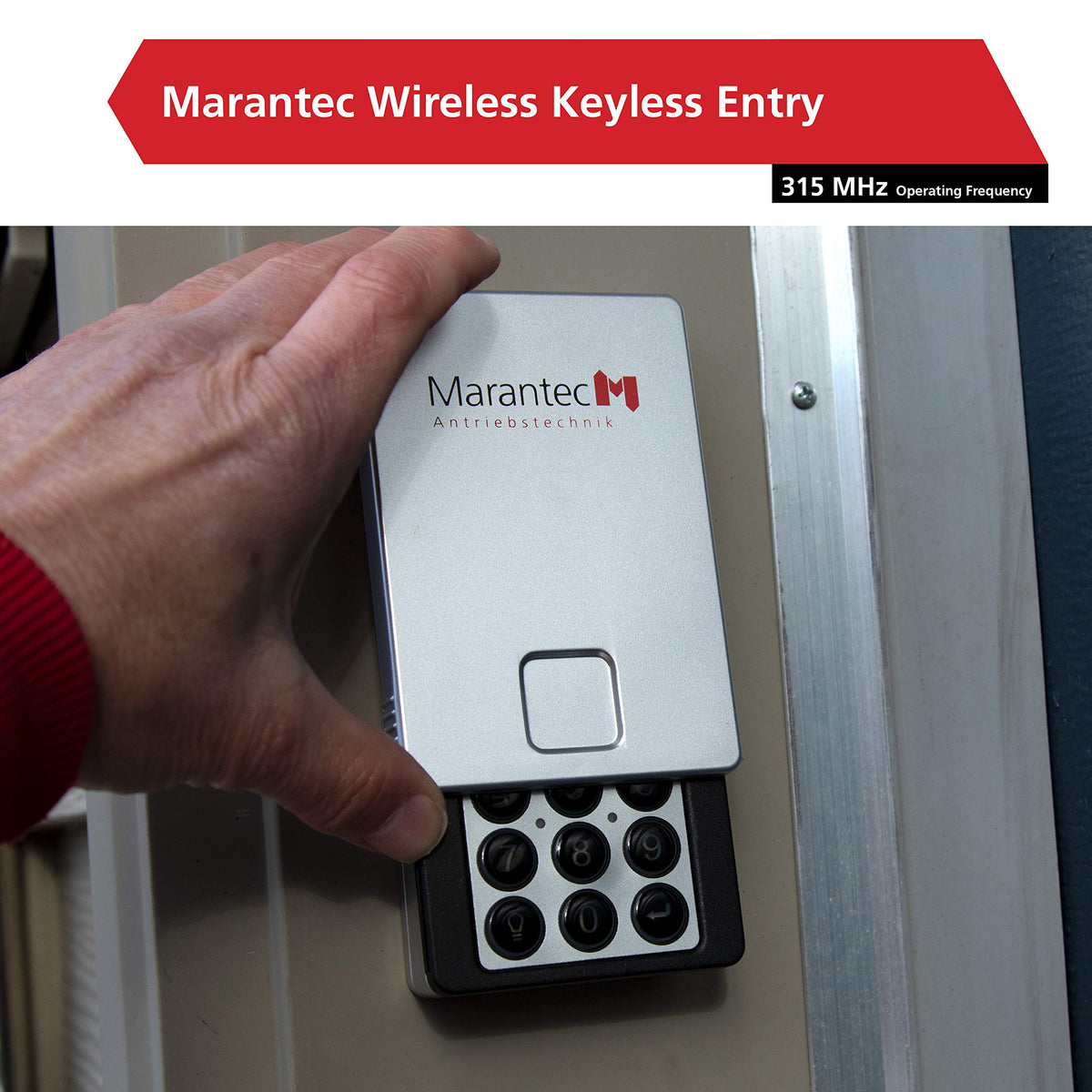 M MARANTEC temporary PINs allow guest access securely.
