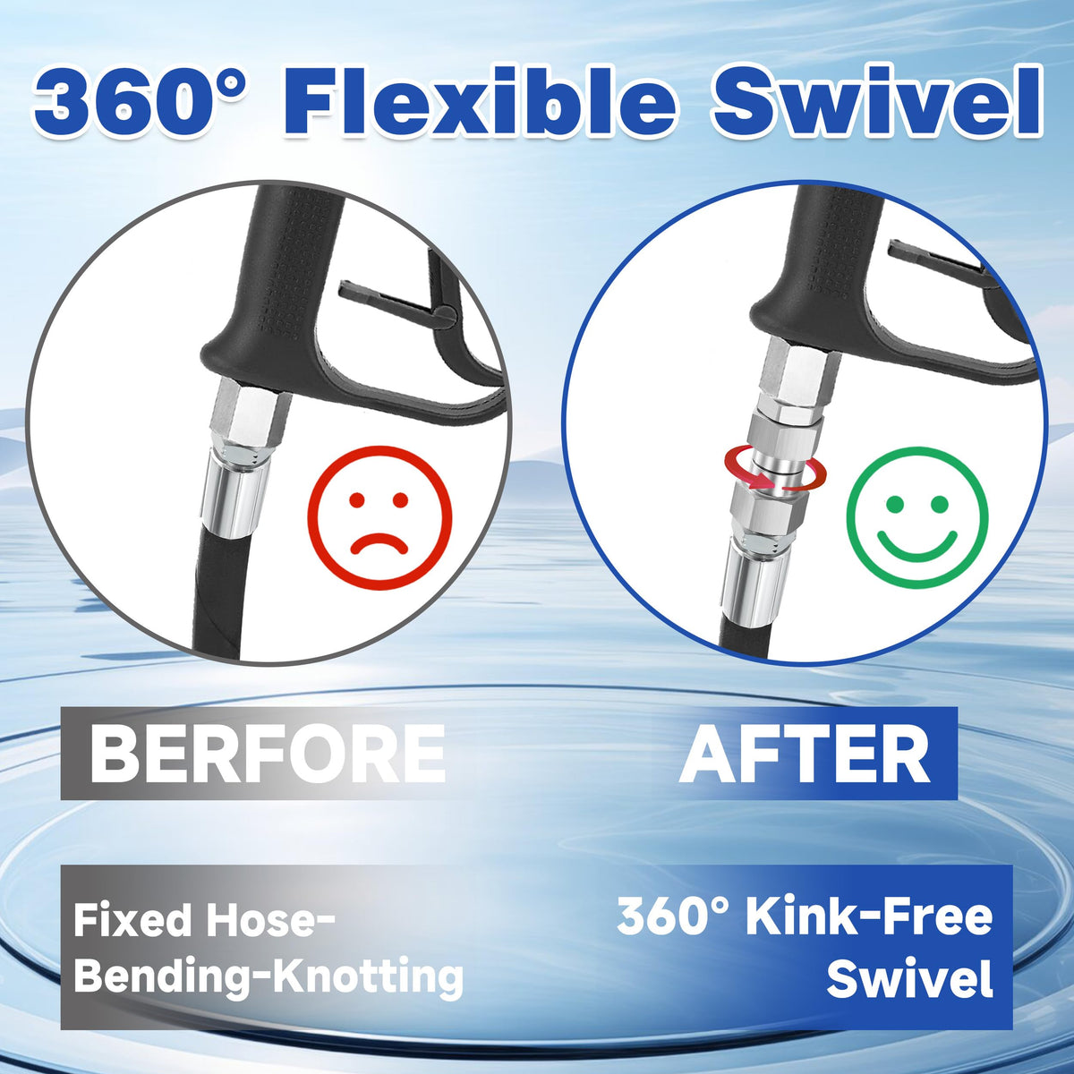 Rated up to 4500 PSI to support demanding pressure washing jobs.