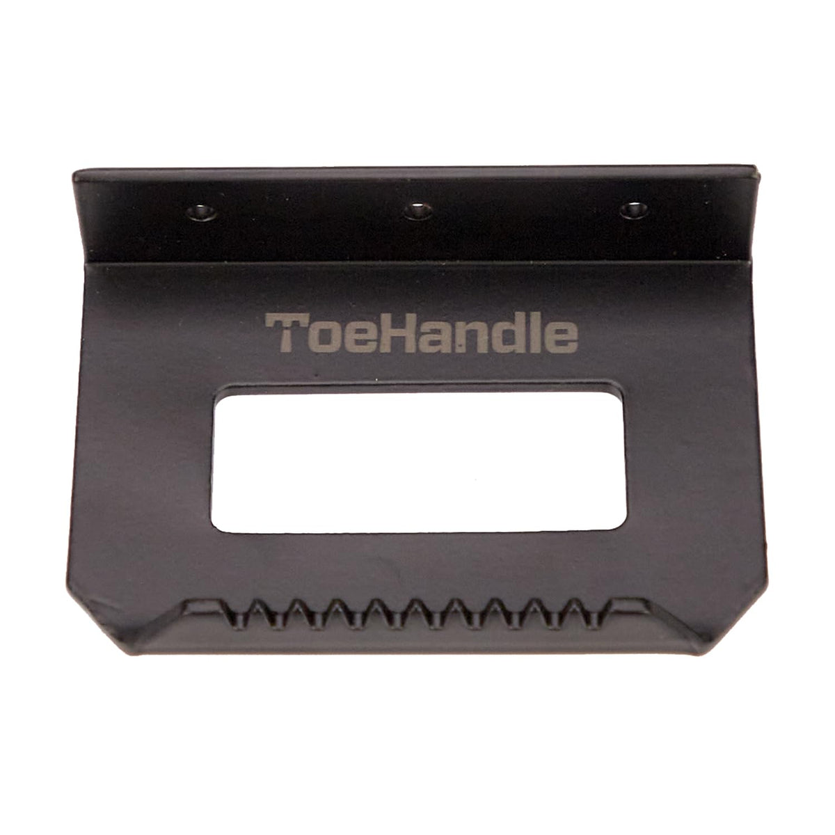 M Pain foot-operated door handle in black steel for touchless entry