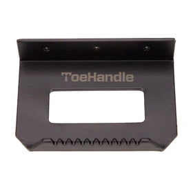 M Pain foot-operated door handle in black steel for touchless entry