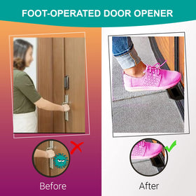 M Pain touchless door opener in action for hands-free use