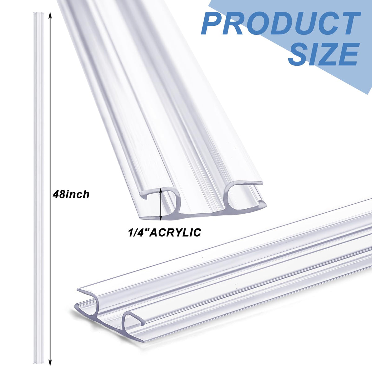 Maasechs clear PVC living hinge drum shield shows durable, glue-free panel connections.