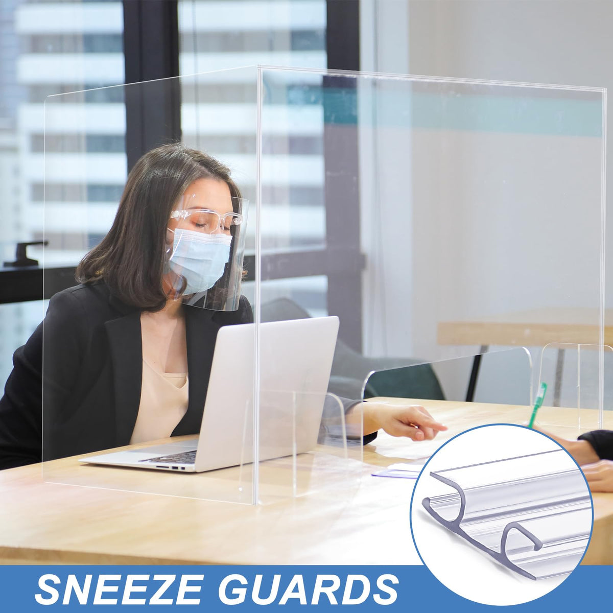Maasechs reusable plastic hinge supports multiple configurations for mobile windshields.