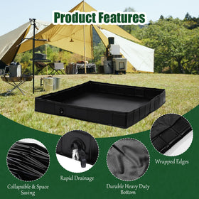 MABOZOO Shower base in camping use keeps outdoor showers tidy