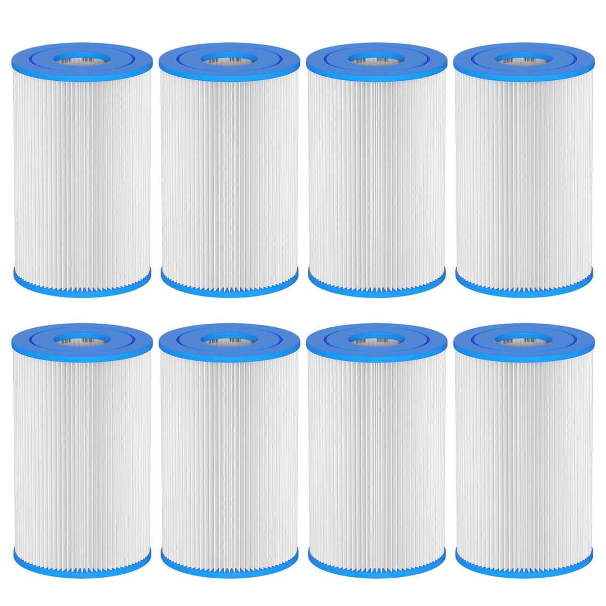Macaberry cold plunge filter 20-micron cartridge with packaging showing universal compatibility