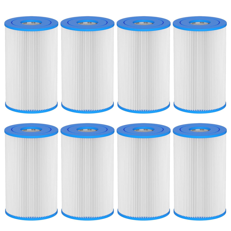 Macaberry cold plunge filter 20-micron cartridge with packaging showing universal compatibility