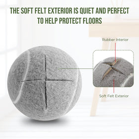 Macarrie soft rubber core delivers balance between protection and resilience.