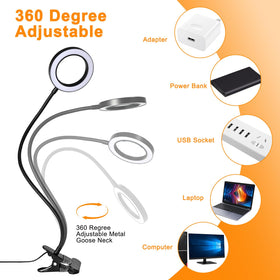 MACASA 360-degree rotatable gooseneck enables versatile positioning