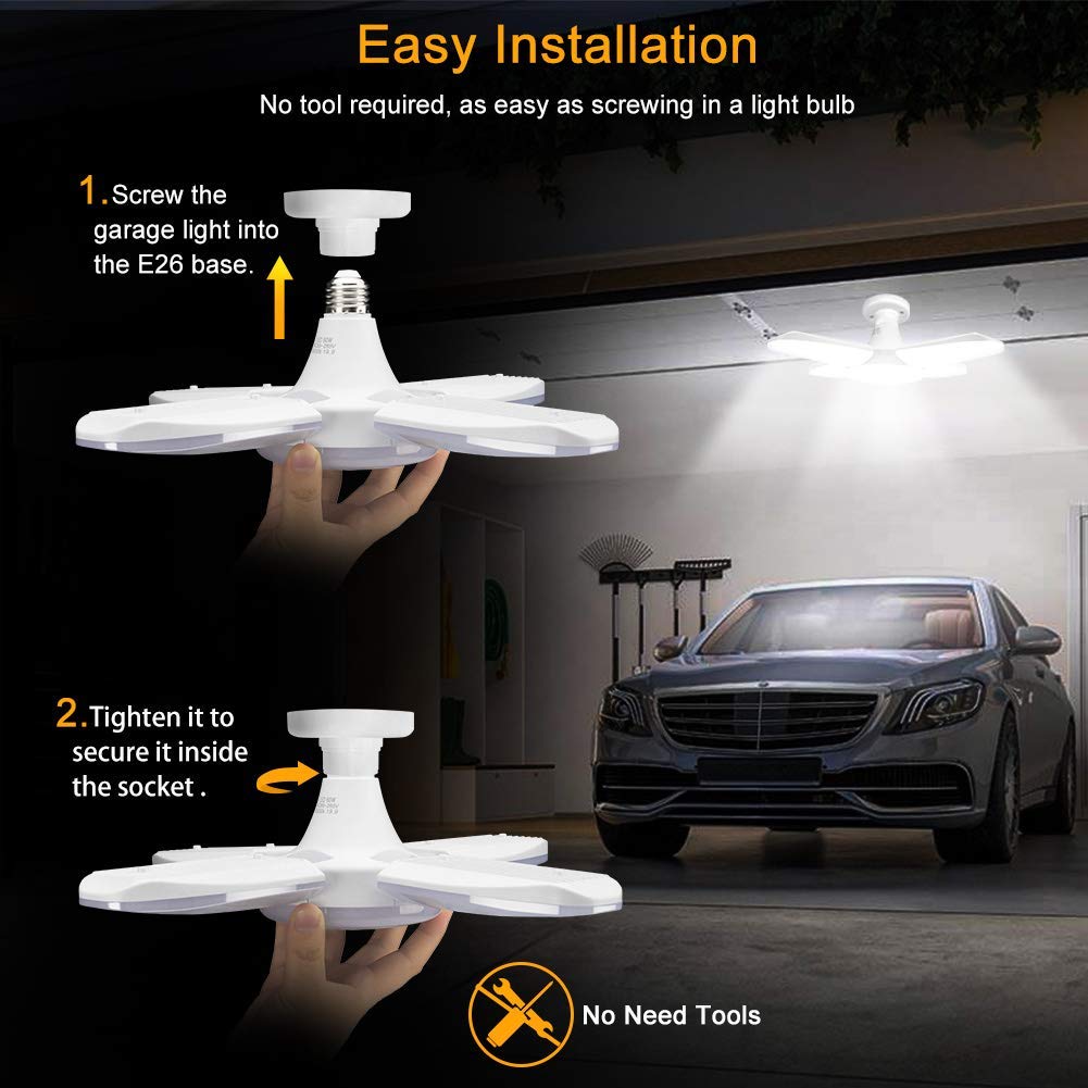 macgo versatile garage lighting suitable for garages basements workshops.