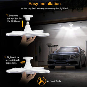 macgo versatile garage lighting suitable for garages basements workshops.