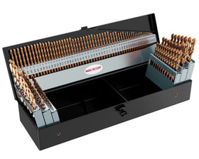 MACXCOIP cobalt drill set in metal index case for precise metalworking