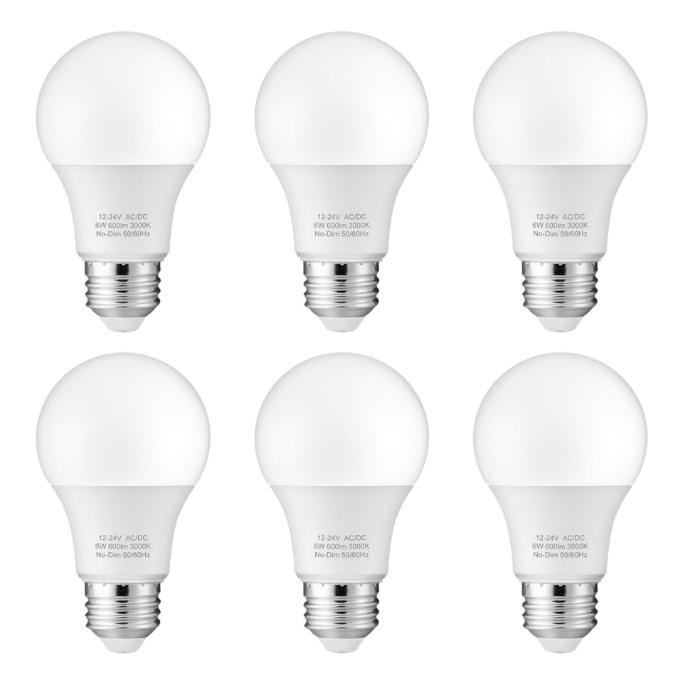 Maelsrlg 12V LED bulb in warm white 3000K, energy efficient glow for 12V systems.