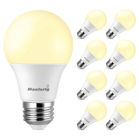 Maelsrlg A19 bulb 60W equivalent for bright living spaces