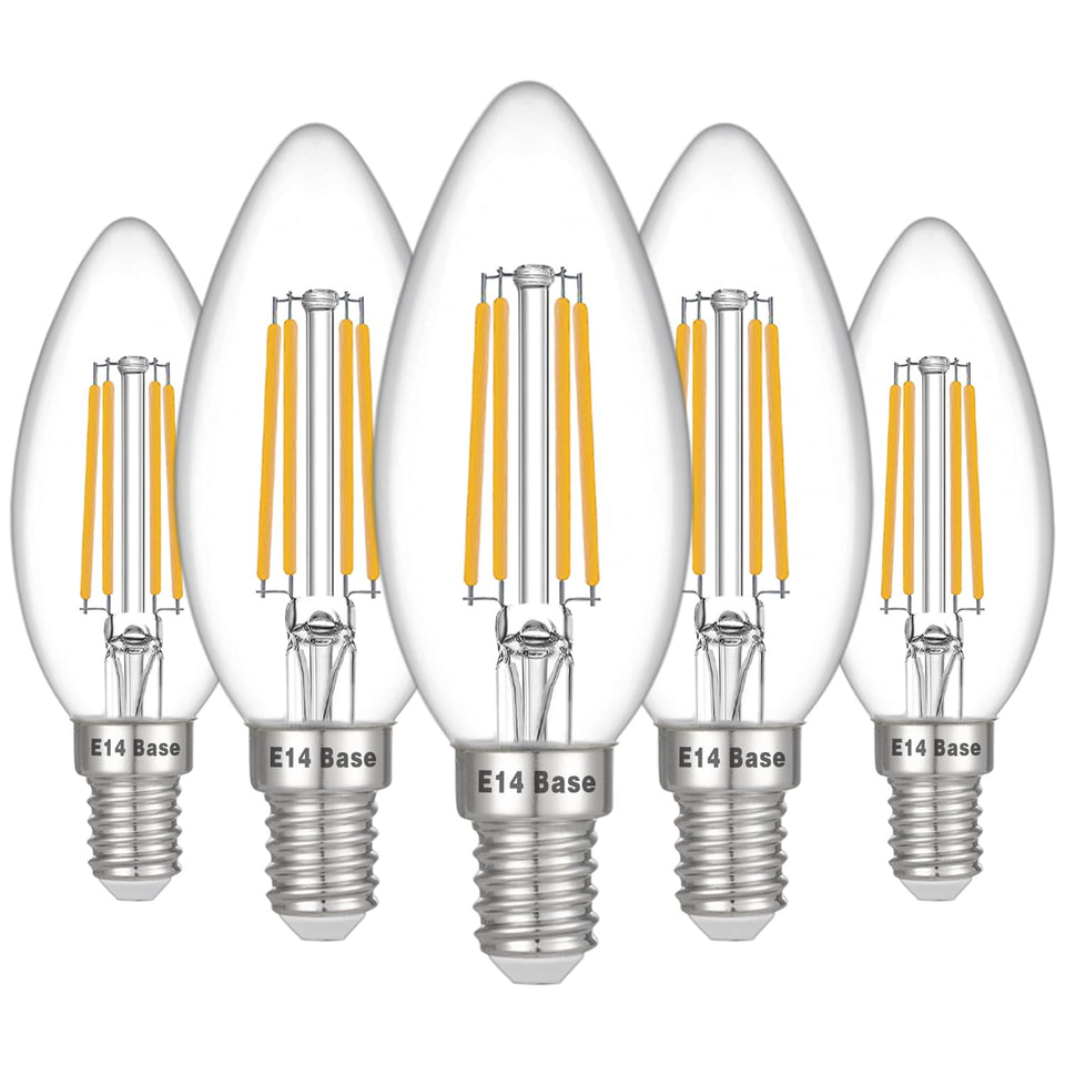 Maelsrlg E14 LED bulb dimmable for flexible brightness control.