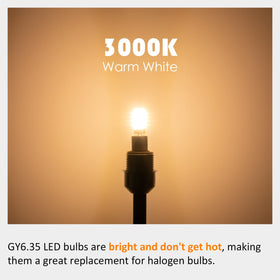 Maelsrlg GY6.35 bi-pin base closeup, reliable 12V lighting for RV or track lighting.