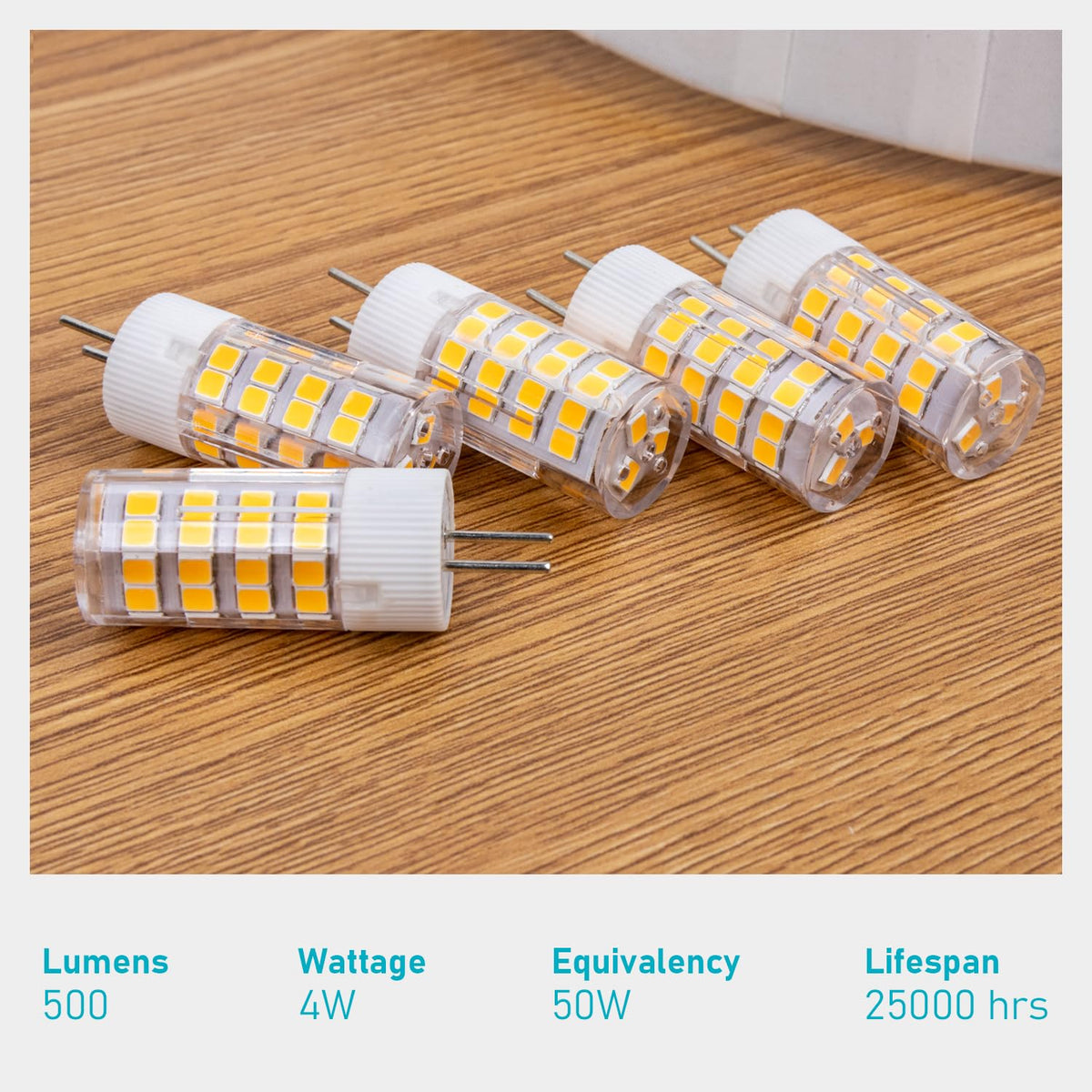Maelsrlg GY6.35 non-dimmable bulb, ideal for fixed lighting installations.