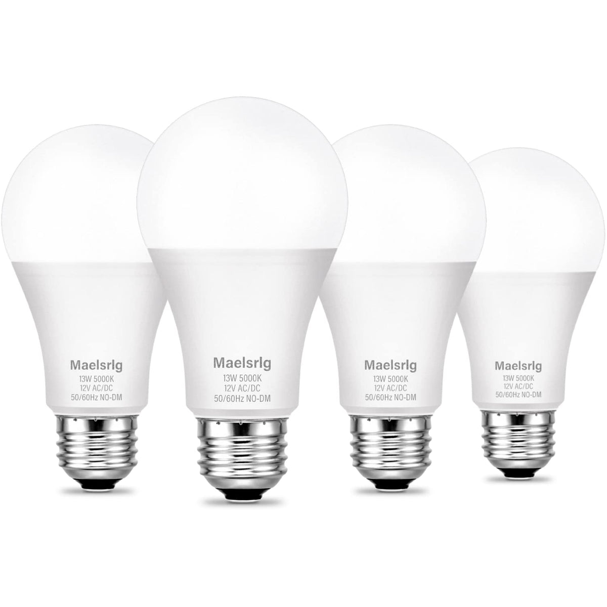 Maelsrlg LED 12V bulb daylight 5000K for off-grid cabin efficiency