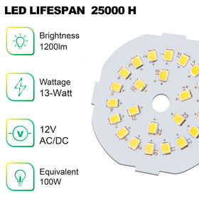 Maelsrlg LED 12V bulb for RV interiors flicker-free light