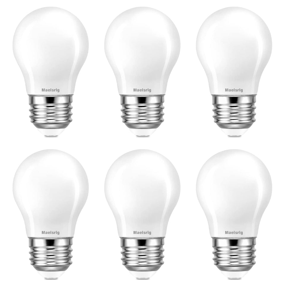 Maelsrlg LED bulbs emitting soft white 2700K glow for cozy spaces