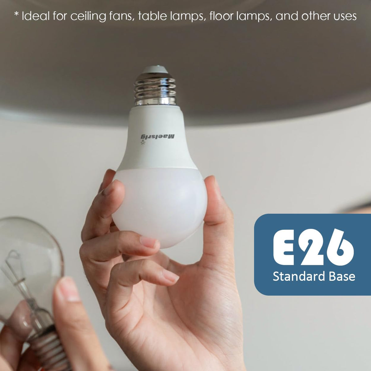 Maelsrlg LED bulb flicker-free for comfortable eye care