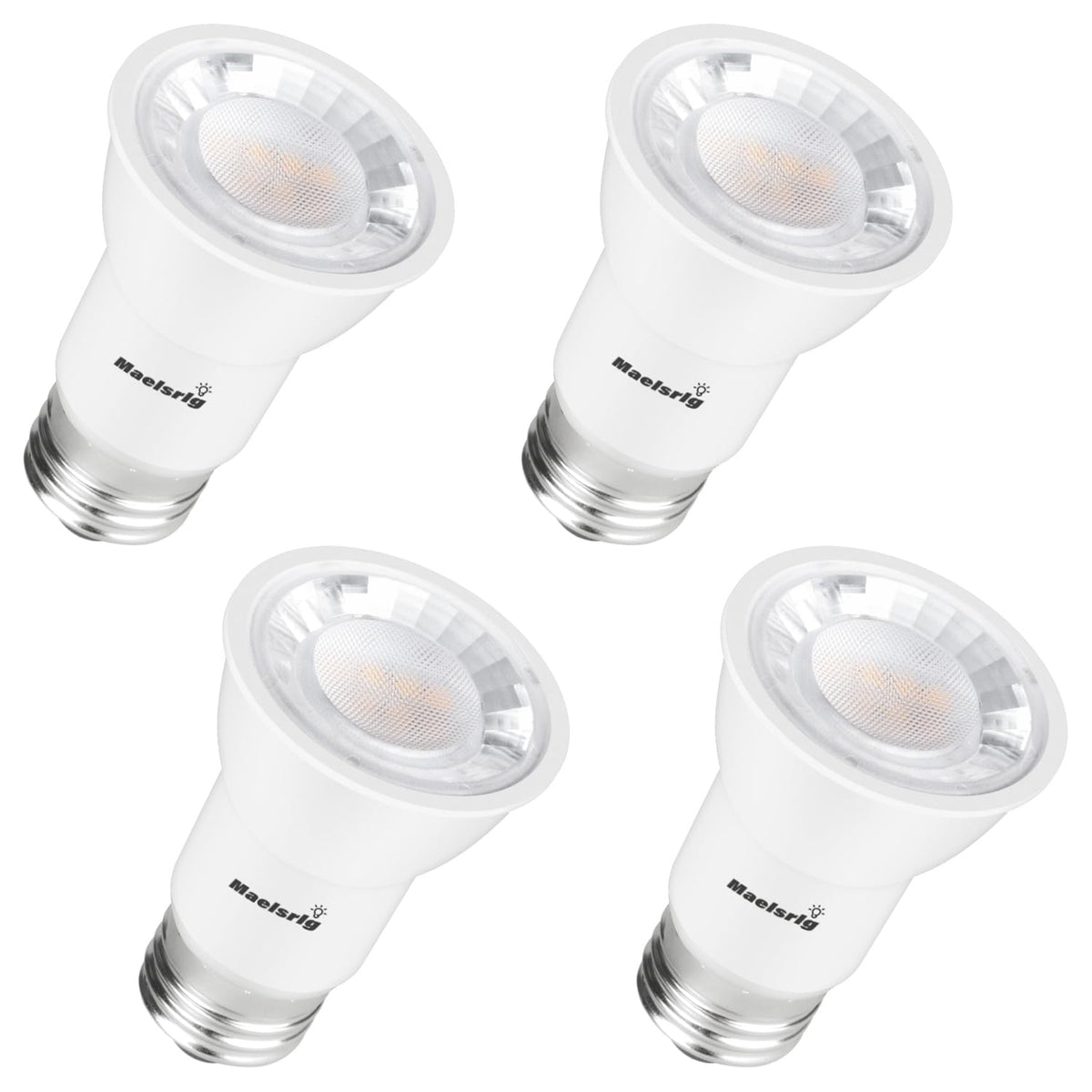 Maelsrlg PAR16 LED long-neck 4-pack for recessed track lighting with energy efficiency
