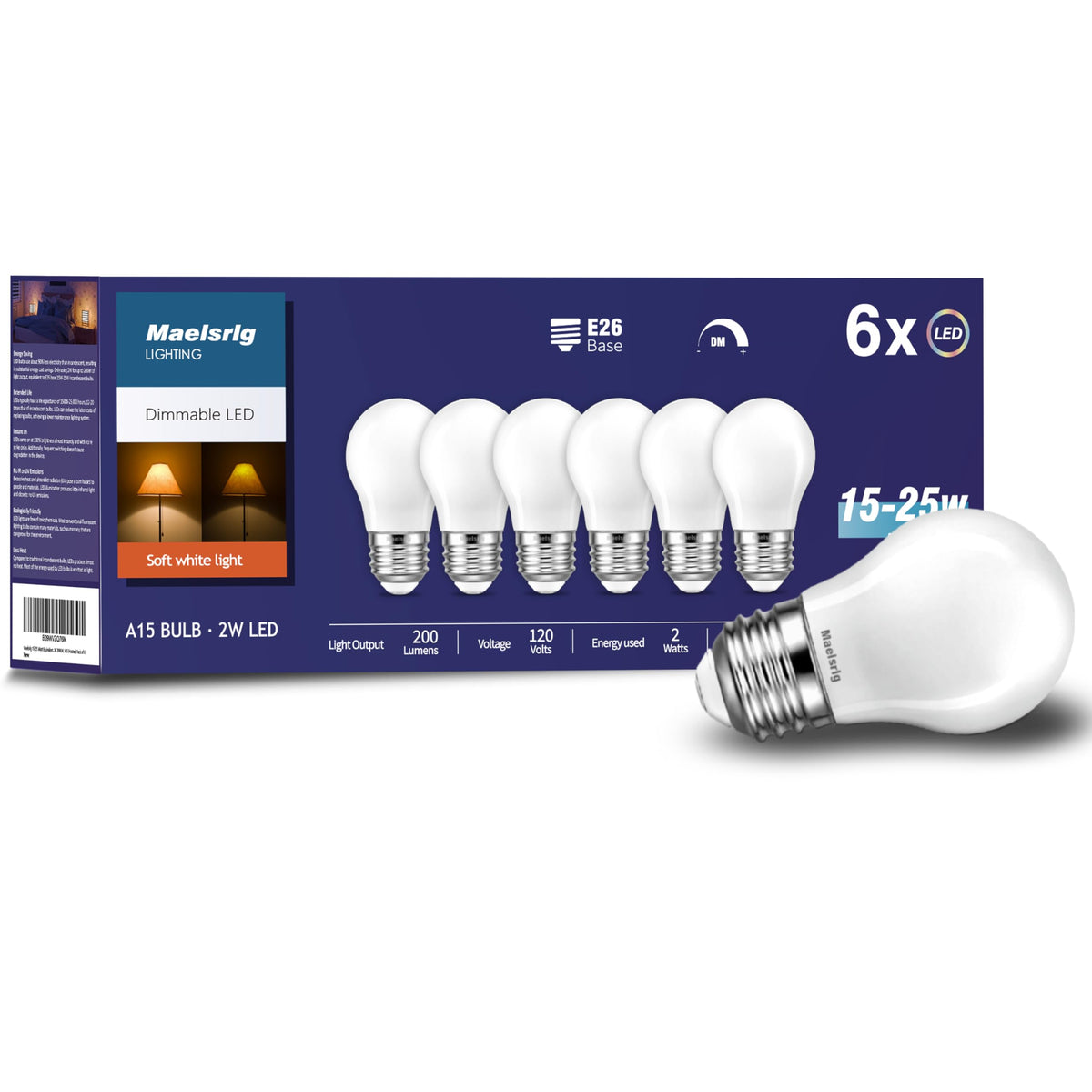 Ideal for bedrooms and dining areas needing warm, steady light