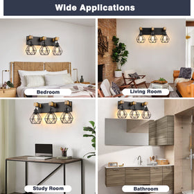 Maesta farmhouse fixture with simple hardware for easy installation