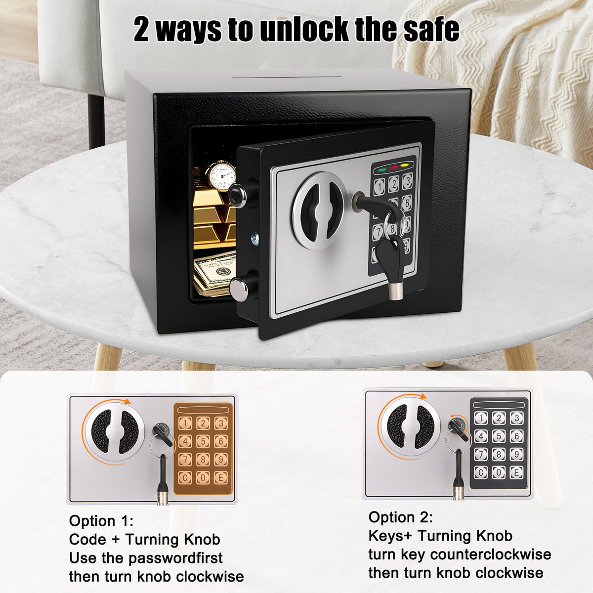 Maeston two emergency keys included for quick access