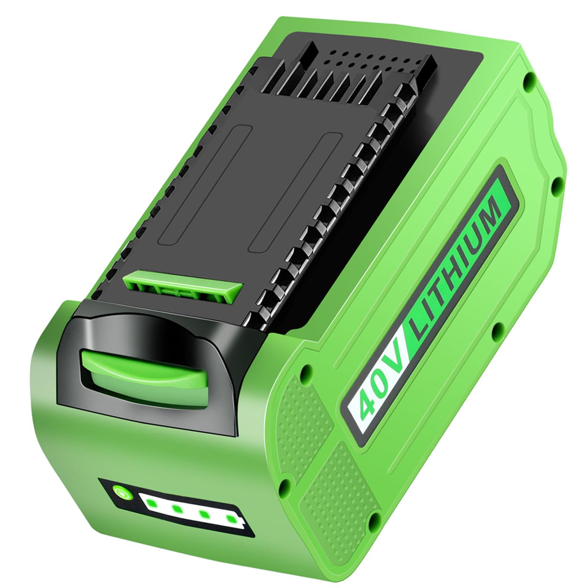 MAFACBAC 29472 40V 6Ah battery pack close-up showing durable construction