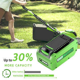 MAFACBAC fast charging capability for quick top ups during gardening