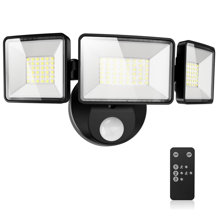 MAGAGUVU 7500LM LED security light front view for bright, wide outdoor coverage.