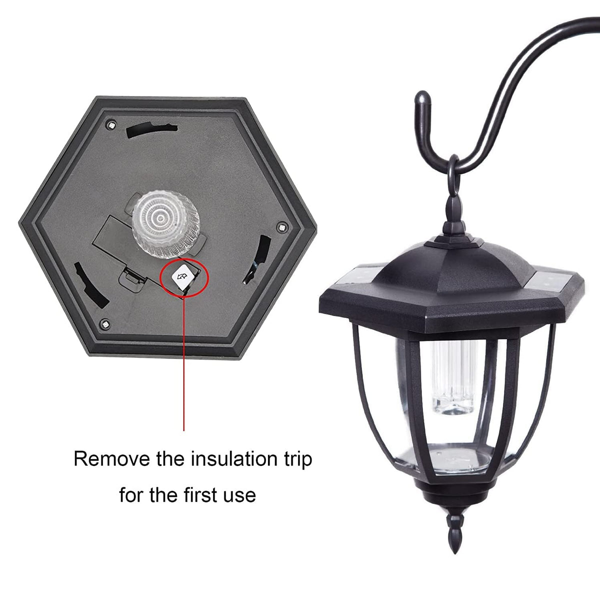 MAGGIFT IP44 waterproof lantern withstands rain and snow