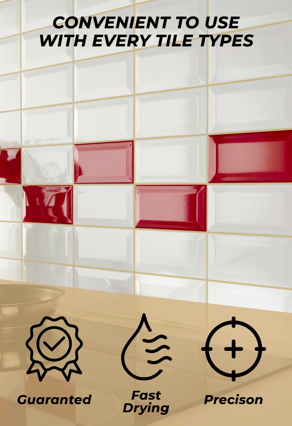 Magic Chems floor and wall grout filler showcases durable, long-lasting repair for tiles