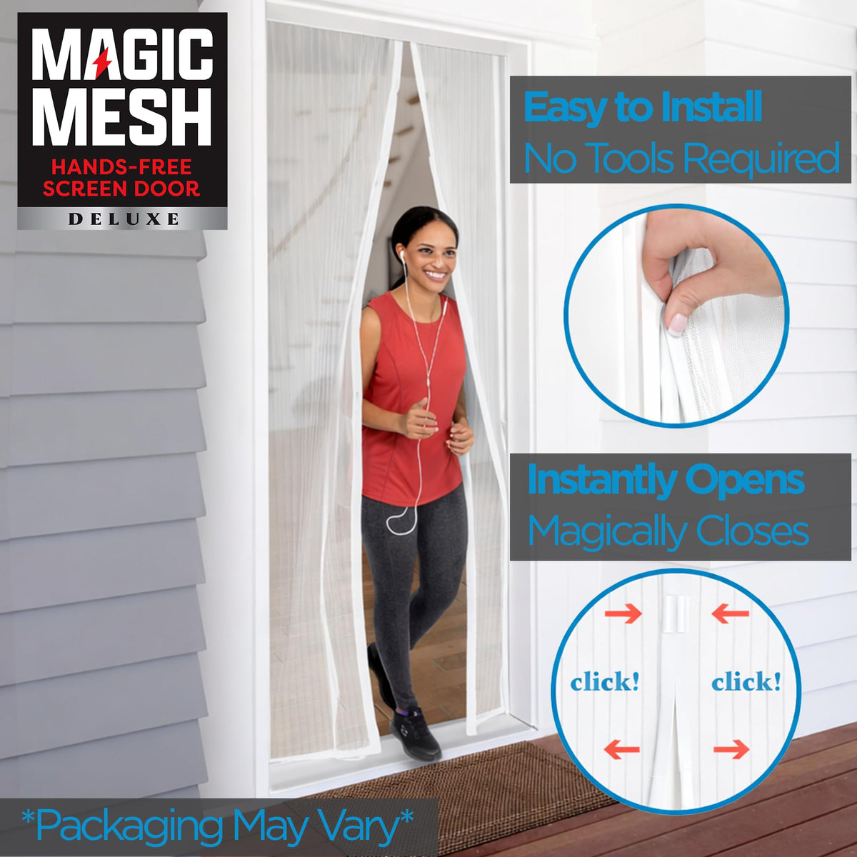 Magic Mesh Deluxe durable mesh blocks bugs while airflow passes through