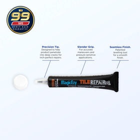 MagicEzy Tile RepairEzy color-mix palette highlighting versatile porcelain color matching.