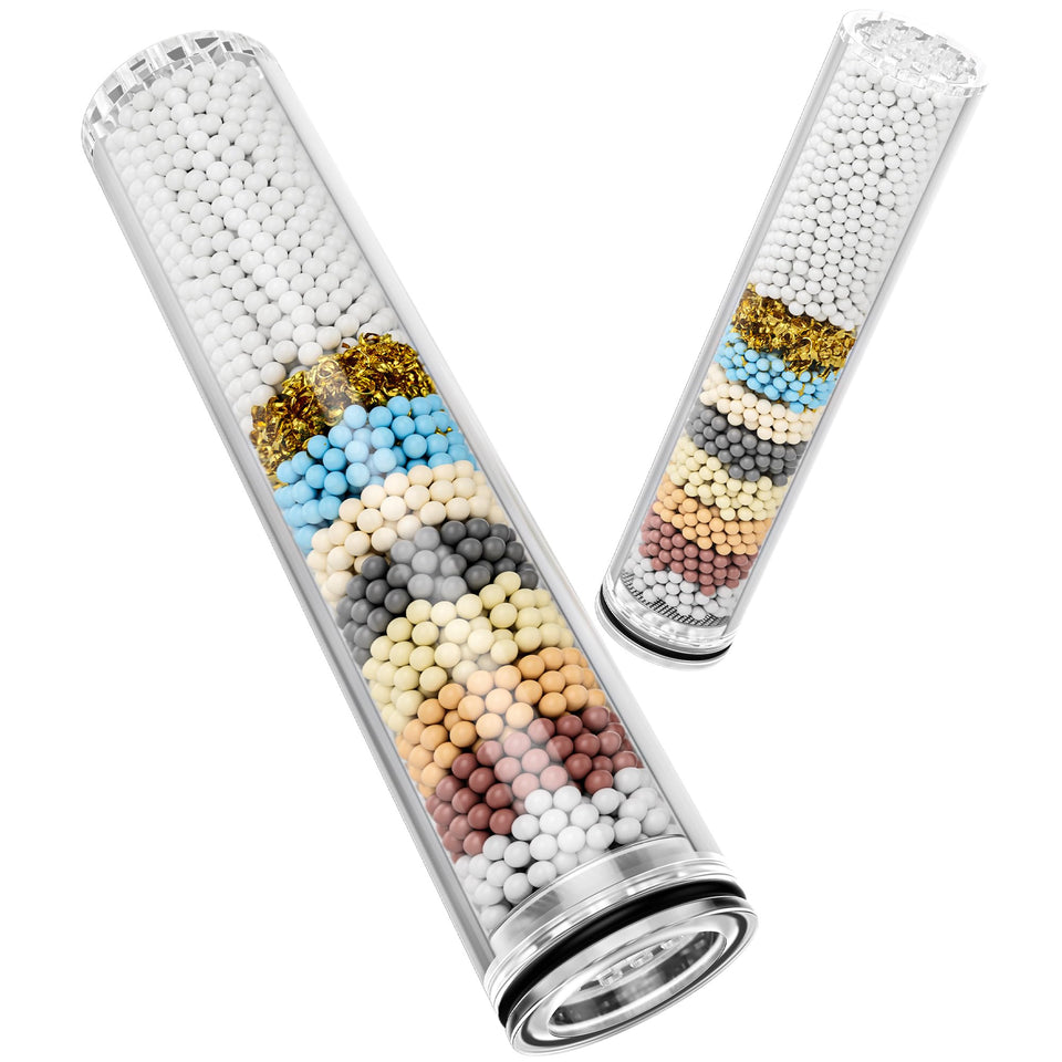 Magichome 2-pack filters for handheld shower head reduce chlorine, improving shower water quality.