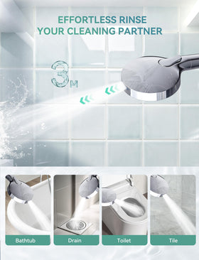Magichome filtered shower head anti-clog nozzles resist mineral buildup for consistent spray