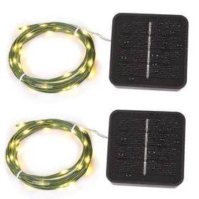 Magicnight solar panel stake powering 50 LEDs without wires for effortless outdoor lighting.
