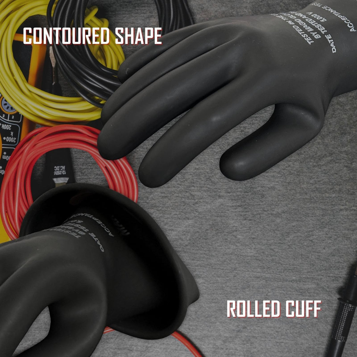 MAGID contoured hand-fit design reduces fatigue during extended wear.