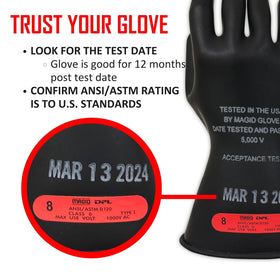 MAGID gloves with extended 11-inch length provide extra forearm protection.